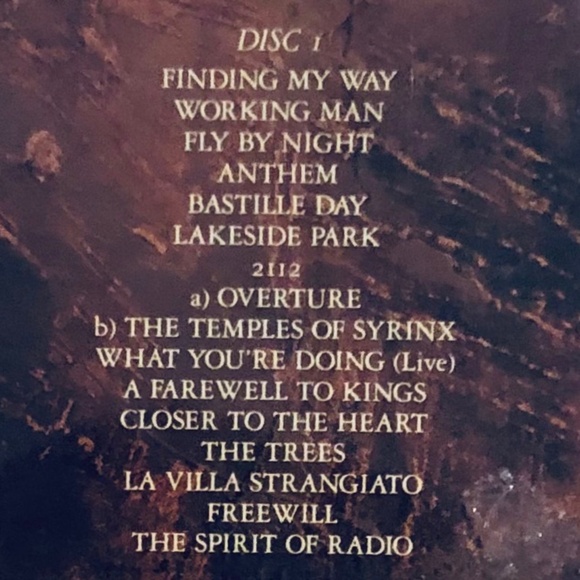 Oct. 1990 RUSH: CHRONICLES 2 CDs - Picture 3 of 10